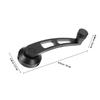 Car Window Crank Handles, Black Aluminum Alloy Pair for Cars view 2