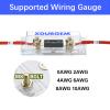 XDURGEM 60 Amp ANL Fuse Holder,0/2/4 Gauge Fuse Block,with 60Amp 32VDC ANL Fuses,for Audio and Video Systems,Car Audio Truck DIY(2 PCS) view 4