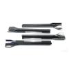 Car Side Skirt Extension Splitter A Pair Compatible with Jeep Grand Cherokee SRT/SRT8/Trackhawk 2012-2021 Plate Bumper Winglet Body Kit(Carbon Fiber) view 4