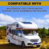 4 PCS Water Heater Cam Lock Metal Water Heater Door Latch, Stainless Steel Twist Cam Lock Replacement, Latch Twist Assembly Replacement for RV Hot Water Heater Door, Car Accessories view 3