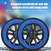Auto Snow Socks for Tires Universal Car Snow Chain Alternative Traction Device Tire Sock for Car SUV Van Minivan Winter Travel Accessory Emergency Kit.(225/65R17) view 2