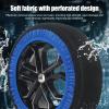 Auto Snow Socks for Tires Universal Car Snow Chain Alternative Traction Device Tire Sock for Car SUV Van Minivan Winter Travel Accessory Emergency Kit.(225/65R17) view 3
