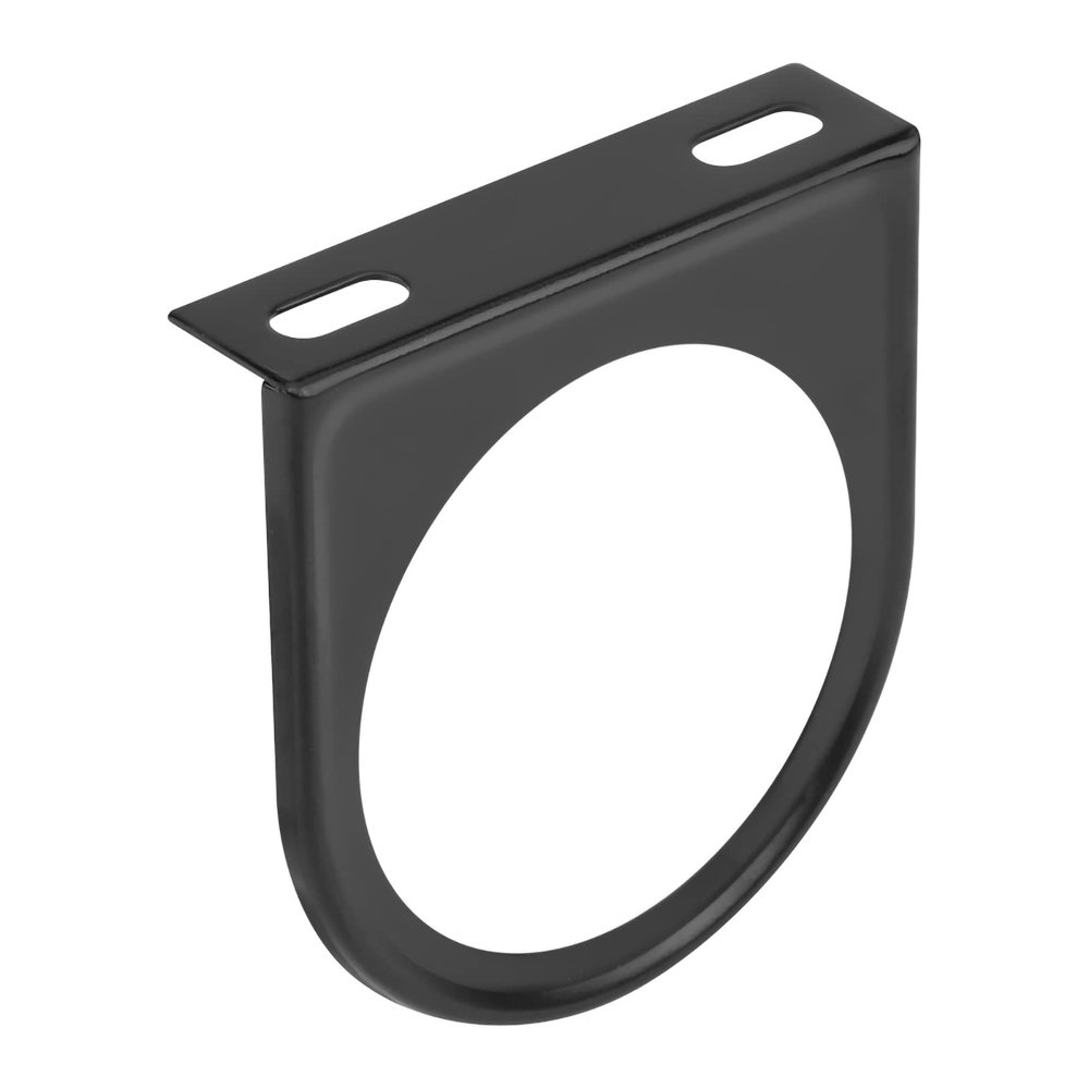CCYLEZ Gauge Holder Bracket, Universal Black Iron Single Hole 52mm 2 Inch Meter Pod Mount for Auto Truck Boat Motorcycle