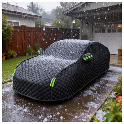 Hail Car Cover Compatible with Volvo V70 R (2004-2007), Waterproof All-Weather Rain Snow Sun Protector Full Exterior Weatherproof Indoor Outdoor Car Cover