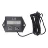DONFAMDS Inductive Digital Tachometer Engine Timer Accessory for Gasoline Engines 2-Stroke 4-Stroke Hour Meter for Lawn Mower Chainsaw Motorcycle Maintenance view 1