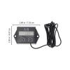 DONFAMDS Inductive Digital Tachometer Engine Timer Accessory for Gasoline Engines 2-Stroke 4-Stroke Hour Meter for Lawn Mower Chainsaw Motorcycle Maintenance view 2