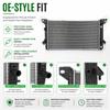 AParts Radiator Replacement for Nissan Pathfinder 3.0L 1987-1995 OEM Spec, Direct Fit Cooling System view 4