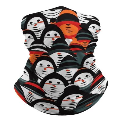 Monster Face Neck Gaiter Face Cover Scarf Breathable Sun Balaclava for Skiing Fishing Hiking Cycling