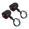 WHAMVOX 2PCS Motorcycle Turn Signal Lights Old-School Dash Mount Indicators for Motorbikes - Motorcycle Turn Signal Lights Compatible for Harley view 1