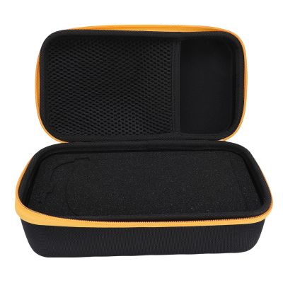 Multimeter Case, Digital Multimeter Hard Portable Storage Case with DIY Foam and Yellow Zip, Compatible with 113 114 115 116 117 177 and F15B F17B F18B