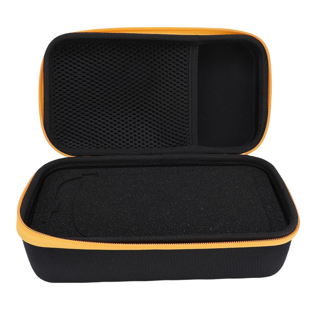 Multimeter Case, Digital Multimeter Hard Portable Storage Case with DIY Foam and Yellow Zip, Compatible with 113 114 115 116 117 177 and F15B F17B F18B