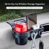 PFXGSHGGX Car Window Storage Organizer for Ford Edge Mustang Explorer, Multifunctional Car Door Side Hanging Organizer with Cup Holder, Phone Holder, Key Hook and Charging Port view 2
