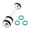 Purthog LS Oil Barbell Replacement OEM#12573460,Aluminum Aloy LS Barbell Compatible with Audi BMW Cadillac Chevrolet Chrysler Dodge,Oil Diverter Barbells Car Accessories with Washers view 1