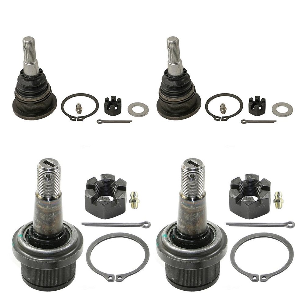 A-Partrix 4pcs Front Upper & Lower Ball Joint for Dodge Ram 1500 2006-2008