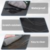 AUNM 7 Car Seat Covers Fit for Chrysler Pacifica Hybrid 2017-2026,Black view 2