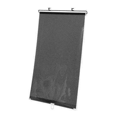 CALLARON Retractable Car Window Sun Shade for Vehicle, 40125cm Black Windshield Sunshade Heat Shield, UV Protection Front Window Screen for Summer Driving