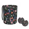 Car Trash Bag Wildflower Floral Hanging Back of Seat Car Portable Trash Bag Wildflower Floral Waterproof One-Handed Portable Strap Drawstring Garbage Bags 2 Pieces Car Coasters view 1