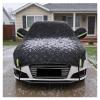 Half Car Cover Custom Fit for Lexus LS 500 2020-2026,Car Cover for Sedan,Oxford Fabric+Thickened Cotton,Waterproof and Breathable,Hail Protection for All-Weather Use view 1