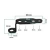 Parts Head Bracket Motorcycles Rearview Mirror Lamp Refit(1Pcs Black) view 2