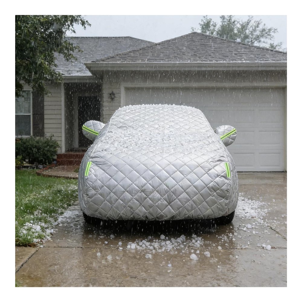 Hail Car Cover for Sportscar Custom Fit for Chevrolet Camaro ZL1 SS Z28 LT LE LS (1982-2026),Full Car Cover,Protects Against Hail and Snow,Easy to Install and Remove,with Side Mirror Pockets
