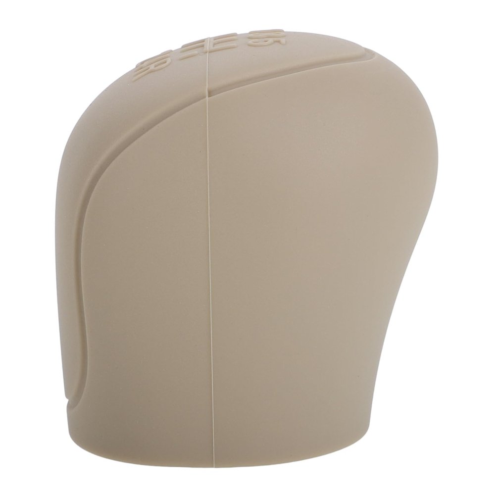Healvian Universal Silicone Gear Shift Cover and Car Handbrake Sleeve Beige Anti-Slip Protector Compatible with Ford Manual Transmission Interior Accessories