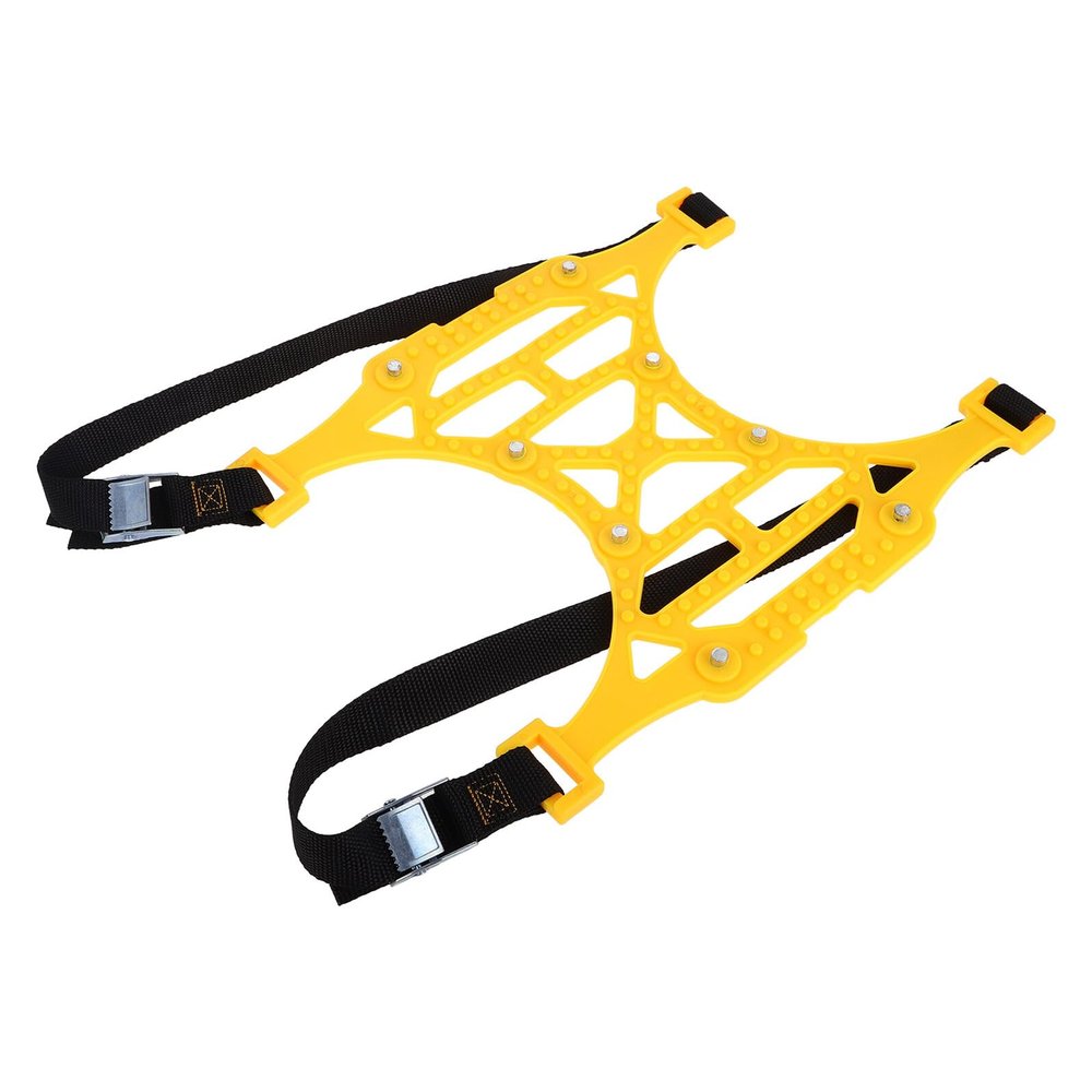 MOLUCKFU Car Tire Snow Chains Anti-skid Chains for Suv and Cars, Yellow Beef Tendon Material, Universal Fit, Winter Emergency Traction for Snow and Ice Driving