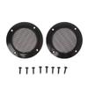 2pcs 2inch Decorative Mesh Car Protective Cover Cases Horn Guard Decorative Video Accessory Grill Metal Sheet Sheet Cloth view 1