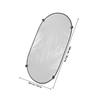 SOLUSTRE Car Rear Window Sunshade Mesh, Reflective Windshield Sun Shade for UV Protection, Heat Insulation Cover Suitable and Travel view 2