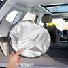 SOLUSTRE Car Rear Window Sunshade Mesh, Reflective Windshield Sun Shade for UV Protection, Heat Insulation Cover Suitable and Travel view 4