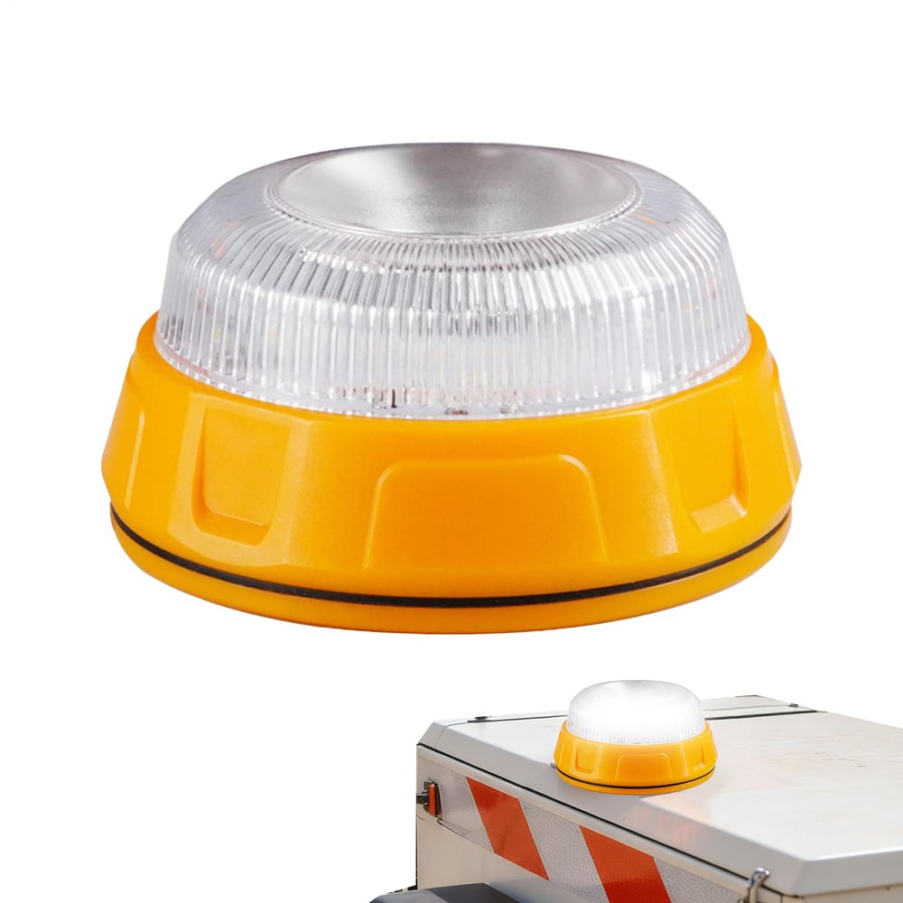 Traffic Safety Warning Light Safety Multi-Mode LED Lamp Car Warning Beacon Lights For Trucks Sedans SUVs RVs Drivers Travel Enthusiasts Fleet Managers Daily Commute Road Trips Night Driving