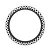 Cute Polka Dots Steering Wheel Cover,Anti-Slip Car Elastic Steering Wheel Protective Cover for Women Men view 1