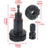 Hub Cleaning Tool - Wheel Stud Cleaner | Rust Remover Paint Stripping and Grinding Heads for Wrenches Drill, Car Automotive Vehicle Truck Garage Workshop Maintenance view 2