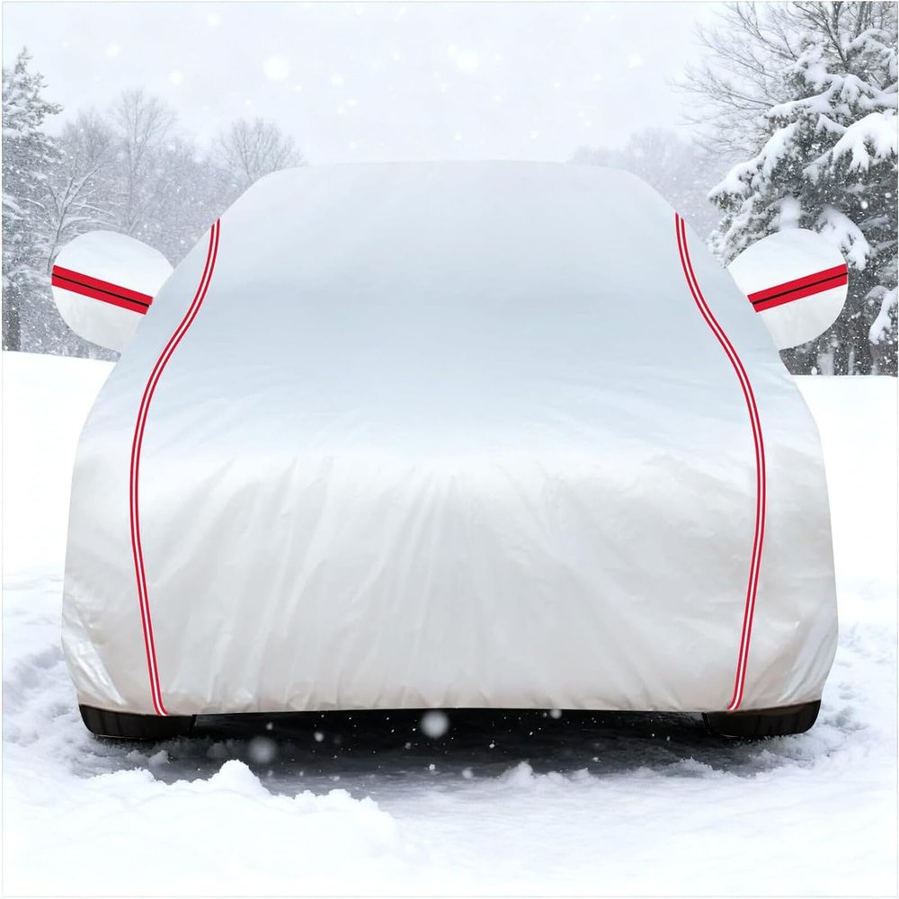 Car Cover Outdoor for Mercedes-Benz ML 270 CDI W163, 1999-2005, Waterproof Thicken Full Car Covers with Cotton Lining, Large Hail Blanket Rain Snow Sun UV Protection Covers