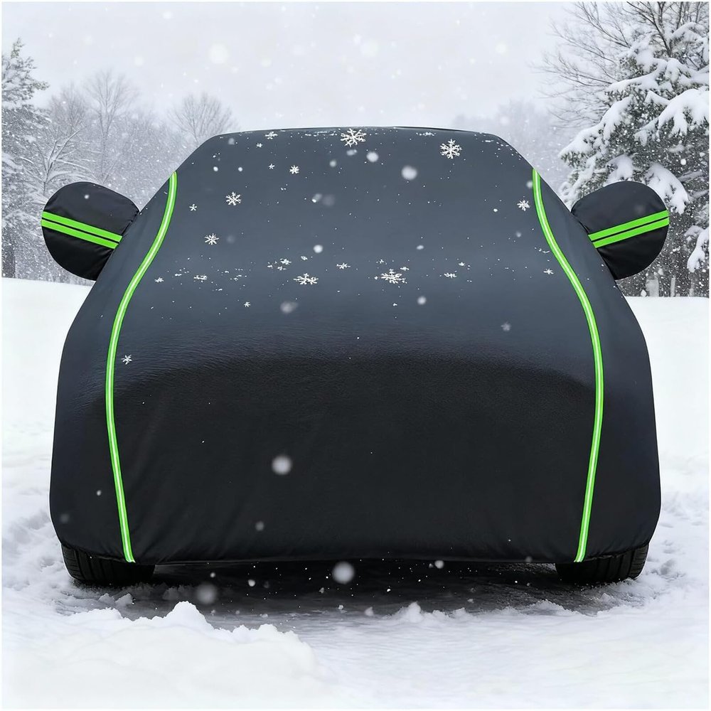 Car Cover Outdoor for Volvo P1800 1961-1963, Waterproof Thicken Full Car Covers with Cotton Lining, Large Hail Blanket Rain Snow Sun UV Protection Covers