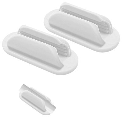 XJVSS 2 PCS Car Lip Balm Holder, Upright Fun Aesthetic Lipstick Organizer Vehicle Lip Balm Mount, Universal Silicone Lipstick Mount Interior Accessories for Cars Trucks SUVs (White)