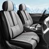 NCCLOVELY Car Seat Covers for Mazda 5 2007-2015,Waterproof Soft Leather Seat Covers 2-Seats Standard,Interior Accessories with Airbag,Automobile Seat Cover Sets for 5(Black+Gray) view 1