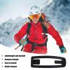 Ski Helmet Strap Latch Flexible Eye Shield Band Connector Hooks, Durable Secure Lock Components | Refit Head Protection Gear Attachment For Cycling Skating Cold Weather Recreation view 2