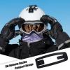 Ski Helmet Strap Latch Flexible Eye Shield Band Connector Hooks, Durable Secure Lock Components | Refit Head Protection Gear Attachment For Cycling Skating Cold Weather Recreation view 4