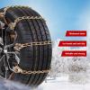 Tyenaza 8PCS Snow Tire Chain Slip Steel Alloy Thickened Universal for Car SUV Pickup Truck 165 to 265mm Tire Width view 3