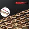 Tyenaza 8PCS Snow Tire Chain Slip Steel Alloy Thickened Universal for Car SUV Pickup Truck 165 to 265mm Tire Width view 4