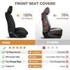 IKABEVEM Fit for Jaguar F-Pace 2017-2026 Seat Covers(2 Seats,Black) view 3