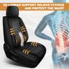 IKABEVEM Fit for Jaguar F-Pace 2017-2026 Seat Covers(2 Seats,Black) view 4