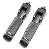 Titanium Motorcycle Bicycle Folding Foot Pegs 90 Degree Foldable Electric Motorbike Ebike For Super73 S2/ZX/RX/R/S Passenger Footrests Rearsets Rear Set Footpegs foot Rest Pedals M8 Install Bolts view 2
