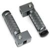Titanium Motorcycle Bicycle Folding Foot Pegs 90 Degree Foldable Electric Motorbike Ebike For Super73 S2/ZX/RX/R/S Passenger Footrests Rearsets Rear Set Footpegs foot Rest Pedals M8 Install Bolts view 3