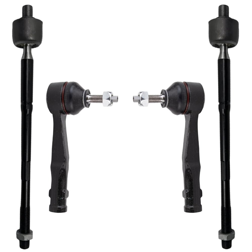 Detroit Axle - 4pc Front Tie Rods Kit for 2017-2021 Jeep Compass