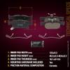 Metrix Premium Chassis Parts Rear Brake Pad Set D2025 Fits Buick Envision view 3