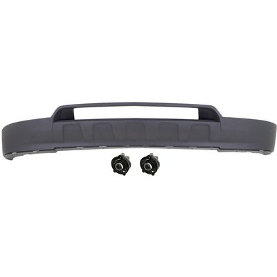 Replacement Front Bumper Cover Lower with Fog Lights compatible with Chevrolet Equinox 2012-2015 (V6 FLEX) For Models Without Chrome Package