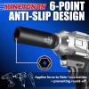 20mm Socket Deep 1/2 Drive Impact Socket 6 Point CR-MO Axle Nut Heavy-Duty Socket for Easy Removal & Installation of Wheel Hub & Axle Shaft Nuts view 4