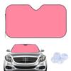 Windshield Sun Shade Accordion Reflective Retractable Sunshade for Car Windshield Pink Shades for Car Windows Anti Uv Truck Protector Sunvisor Foldable Blocker 57x32 inch view 1