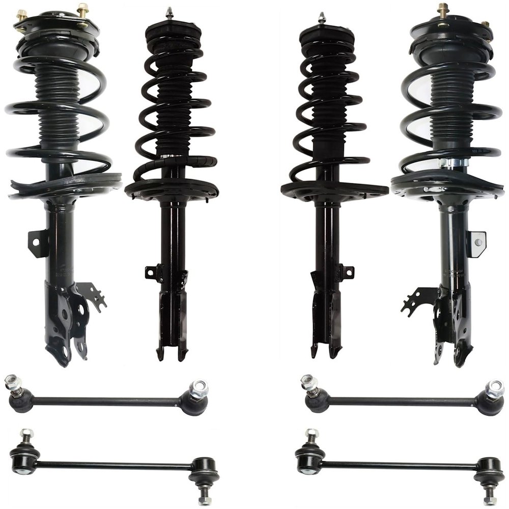 Replacement Strut and Shock Assembly Kit (Front and Rear) fits Toyota Camry 2012-2017 2.5L 4-Cyl Hybrid (FHEV)